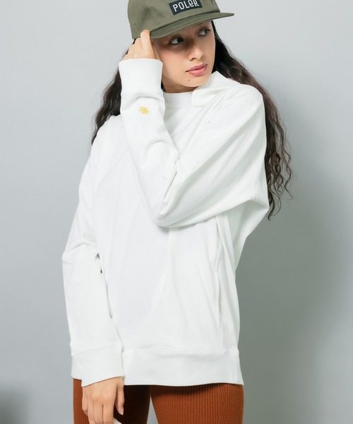 ROOPTOKYO(ループトウキョウ)の「THE M&M STORE/ザ エムアンドエム ストア M&M HD 2WAYフーディー パーカー オーバーサイズクルーネック フード後付け風(パーカー・メンズ・ホワイト・L/M)」の18枚目の写真