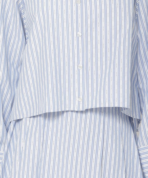 REDYAZEL（レディアゼル）の「【セットアップ可能】クレリックストライプシャツ（シャツ/ブラウス・レディース・ピンク/ベージュ/サックスブルー・FREE）」の21枚目の写真