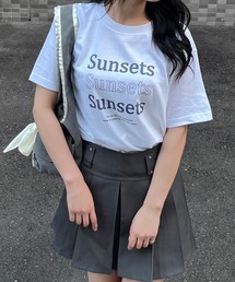 デザインプリント半袖Tシャツ