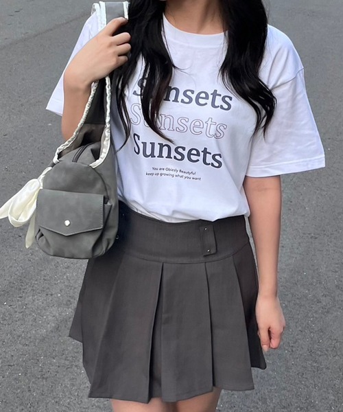 fiere(フィエール)の「デザインプリント半袖Tシャツ(Tシャツ/カットソー・レディース・ホワイト・M/L)」の9枚目の写真
