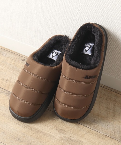 GERRY(ジェリー)の「【GERRY/ジェリー】軽量 ファーライニング モックシューズ スリッポン Men(スリッポン・メンズ・ブラウン/オレンジ/オートミール/ベージュ/ブラック・LL/L/M/S)」の2枚目の写真