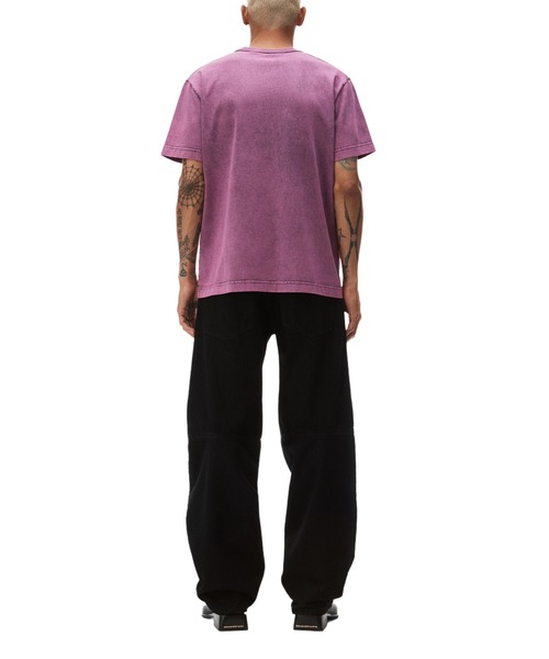 alexanderwang(アレキサンダーワン)の「SHORT SLEEVE TEE W/ BI-COLOR ACID AND EMBOSS LOGO(Tシャツ/カットソー・レディース・ピンク系その他/グリーン系その他・M/S)」の11枚目の写真