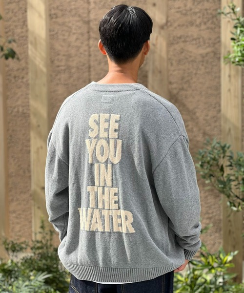 MAGIC NUMBER（マジック ナンバー）の「【MAGIC NUMBER】SEE YOU IN THE WATER COTTON CARDIGAN KNIT / シーユーインザウォーター コットンカーディガンニット（カーディガン/ボレロ・メンズ・グレー/オリーブ/ブラック/バーガンディー・LARGE/X-LARGE/MEDIUM）」の11枚目の写真