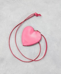 JANE SMITH / JOHN SMITH（ジェーンスミスジョンスミス）の「JANESMITH ジェーンスミス / LEATHER HEART COIN CASE NECKLACE スムースレザーハートコインネックレス / 24WAC-#575S（コインケース）」