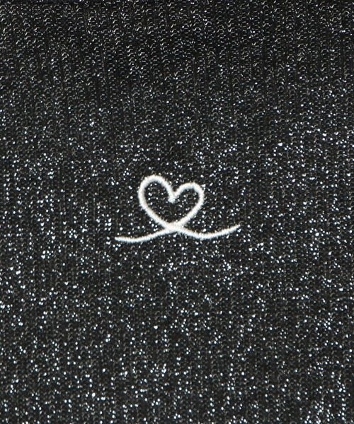 GORGE(ゴージ)の「ラメテレコハート刺しゅうキャミソール(キャミソール・レディース・オフホワイト/ブラック/ピンク・F)」の11枚目の写真