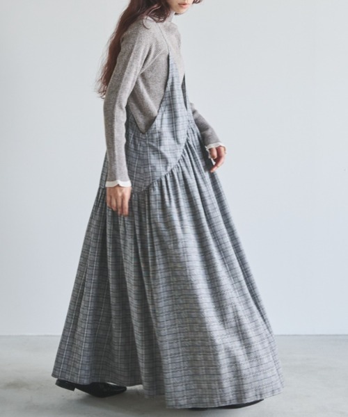 タグ付き新品　ボリュームギャザーフェイクレザーボレロ キャミソールドレスワンピース（ワンピース）｜Libra Cue（リブラ