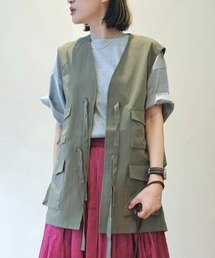 HONEYSUCKLE ROSE(ハニーサックルローズ)リボンデザインベスト