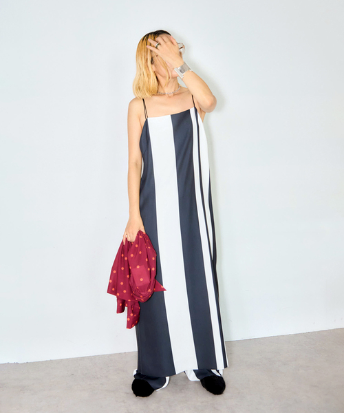 THIN STRAP DRESS /スィンストラップキャミソールドレスワンピース CITYSHOP（シティーショップ）の「THIN STRAP CAMISOLE DRESS