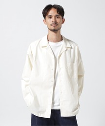 【ZOZOTOWN限定】DankeSchon/ダンケシェーン/オープンカラービッグシャツ