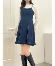 dazzlin（ダズリン）の「ヘムチュールベルトキャミワンピース（ワンピース）」