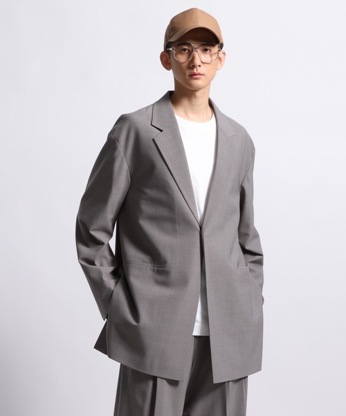 STERNBERG(スタンバーグ)の「テクノウールトロテーラードジャケット(テーラードジャケット・メンズ・ブラック/グレー・SMALL/LARGE/MEDIUM)」の12枚目の写真