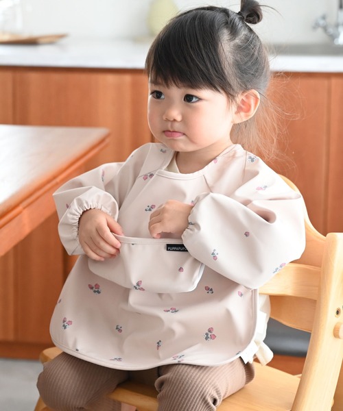 PUPPAPUPO（プッパプーポ）の「お食事エプロン 長袖（マグ/哺乳