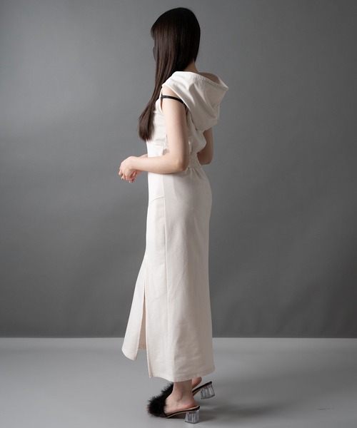 DearMyLoveMillor(ディアマイラブミラー)の「Naviモチーフフーディーワンピ(ワンピース・レディース・ベビーピンク/ブラック/ベージュ・MEDIUM/LARGE/LL/3L)」の7枚目の写真
