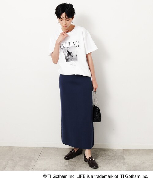 OPAQUE.CLIP（オペークドットクリップ）の「【LIFE×GOOD ROCK SPEED別注】アソートフォトTシャツ（Tシャツ/カットソー・レディース・ブラック/ホワイト系1/ホワイト・02/03）」の5枚目の写真