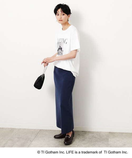 OPAQUE.CLIP（オペークドットクリップ）の「【LIFE×GOOD ROCK SPEED別注】アソートフォトTシャツ（Tシャツ/カットソー・レディース・ブラック/ホワイト系1/ホワイト・02/03）」の6枚目の写真