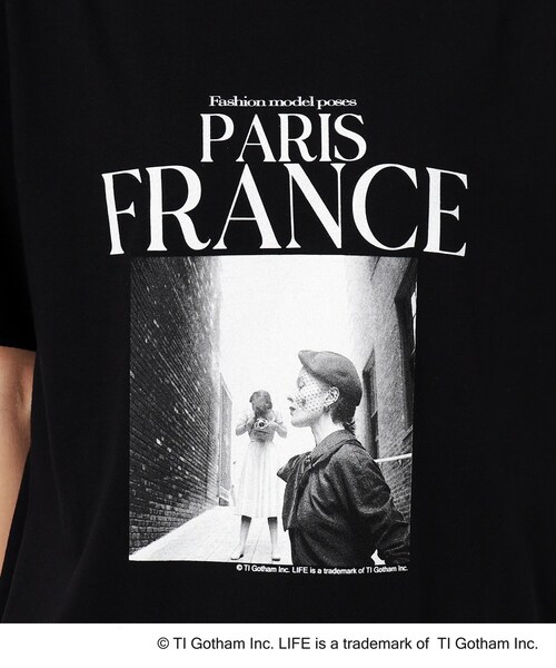 OPAQUE.CLIP（オペークドットクリップ）の「【LIFE×GOOD ROCK SPEED別注】アソートフォトTシャツ（Tシャツ/カットソー・レディース・ブラック/ホワイト系1/ホワイト・02/03）」の11枚目の写真