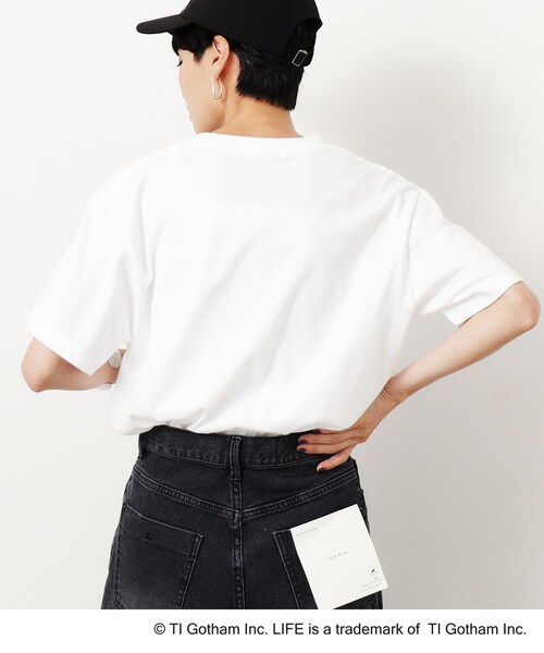 OPAQUE.CLIP（オペークドットクリップ）の「【LIFE×GOOD ROCK SPEED別注】アソートフォトTシャツ（Tシャツ/カットソー・レディース・ブラック/ホワイト系1/ホワイト・02/03）」の12枚目の写真
