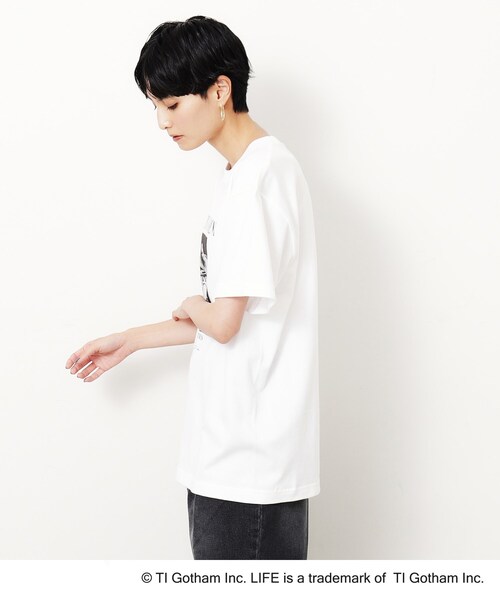 OPAQUE.CLIP（オペークドットクリップ）の「【LIFE×GOOD ROCK SPEED別注】アソートフォトTシャツ（Tシャツ/カットソー・レディース・ブラック/ホワイト系1/ホワイト・02/03）」の17枚目の写真