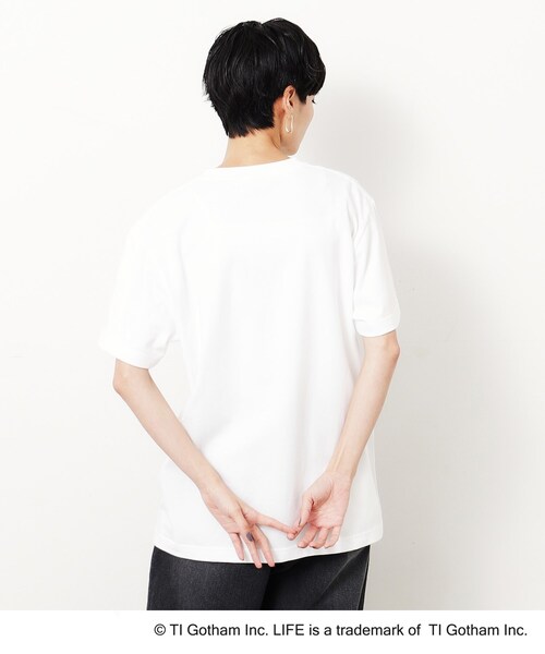 OPAQUE.CLIP（オペークドットクリップ）の「【LIFE×GOOD ROCK SPEED別注】アソートフォトTシャツ（Tシャツ/カットソー・レディース・ブラック/ホワイト系1/ホワイト・02/03）」の18枚目の写真