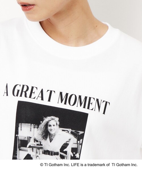 OPAQUE.CLIP（オペークドットクリップ）の「【LIFE×GOOD ROCK SPEED別注】アソートフォトTシャツ（Tシャツ/カットソー・レディース・ブラック/ホワイト系1/ホワイト・02/03）」の19枚目の写真