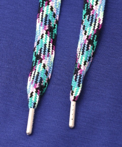 チチカカ（チチカカ）の「ポカフーディーパッチプルオーバー（パーカー・レディース・アイボリー/チャコールグレー/ブルー・FREE）」の21枚目の写真