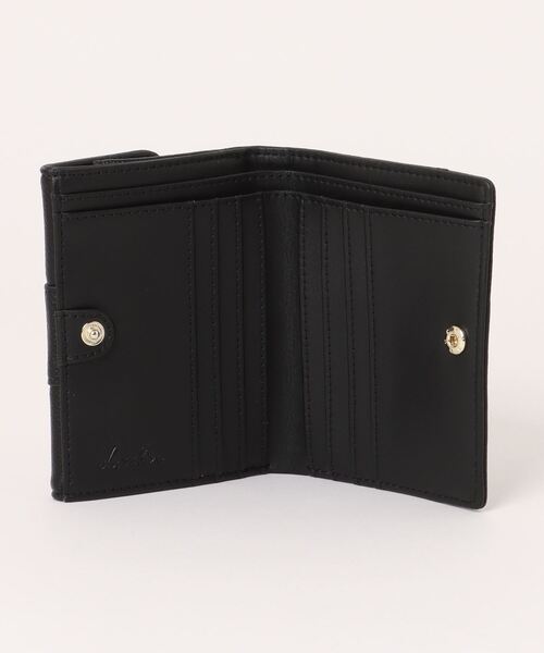 dazzlin（ダズリン）の「dazzlin/ダズリン　スクエアロゴ　二つ折りウォレット（財布・レディース・ブルーグレー/ベージュ系その他/ブラック/アイボリー・FREE）」の7枚目の写真