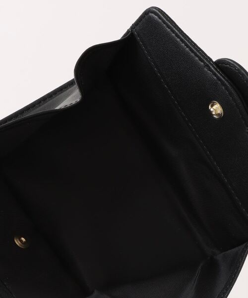 dazzlin（ダズリン）の「dazzlin/ダズリン　スクエアロゴ　二つ折りウォレット（財布・レディース・ブルーグレー/ベージュ系その他/ブラック/アイボリー・FREE）」の9枚目の写真