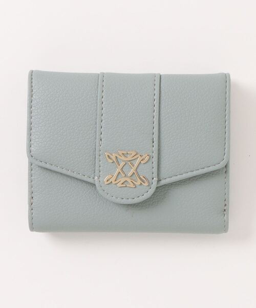 dazzlin（ダズリン）の「dazzlin/ダズリン　スクエアロゴ　二つ折りウォレット（財布・レディース・ブルーグレー/ベージュ系その他/ブラック/アイボリー・FREE）」の14枚目の写真