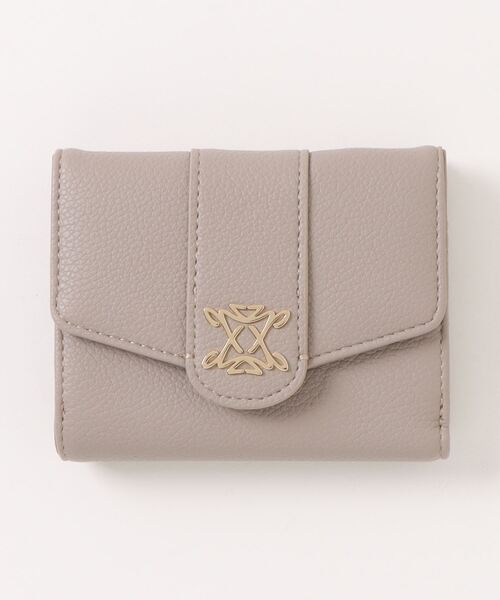 dazzlin（ダズリン）の「dazzlin/ダズリン　スクエアロゴ　二つ折りウォレット（財布・レディース・ブルーグレー/ベージュ系その他/ブラック/アイボリー・FREE）」の13枚目の写真