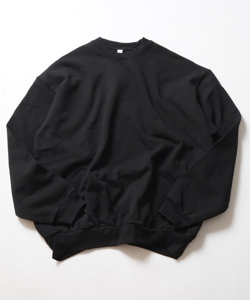 LOS ANGELES APPAREL（ロサンゼルスアパレル）の「【Los Angeles Apparel/ロサンゼルス・アパレル】14.0oz Heavy Fleece Crew Sweat　ヘビーウェイト　スウェット　トレーナー 　セットアップ対応可　MADE IN USA　HF-07（スウェット・メンズ・アッシュグレー/ブラック・SMALL/MEDIUM/LARGE/X-LARGE）」の12枚目の写真