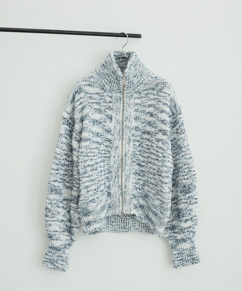 【セール】【WEB限定】フラッグヤーンMIXニットカーディガン（カーディガン/ボレロ）｜ADAM ET ROPE'（アダムエロペ）