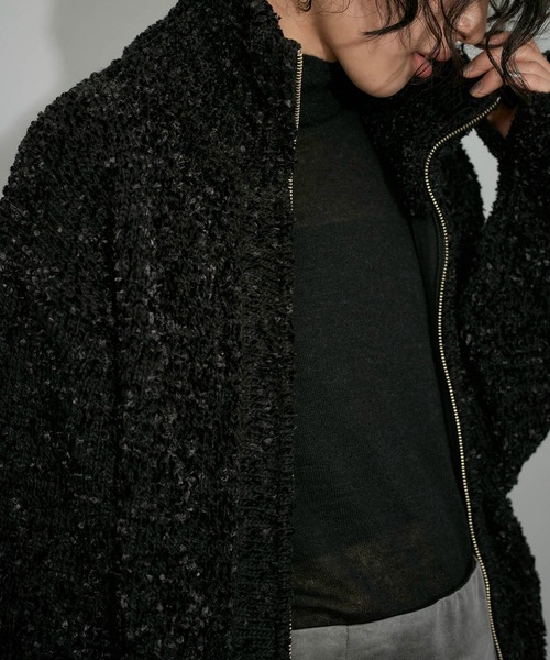 【セール】【WEB限定】フラッグヤーンMIXニットカーディガン（カーディガン/ボレロ）｜ADAM ET ROPE'（アダムエロペ）