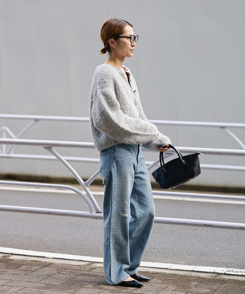 FRAMeWORK（フレームワーク）の「≪追加≫シャギーニットカーディガン