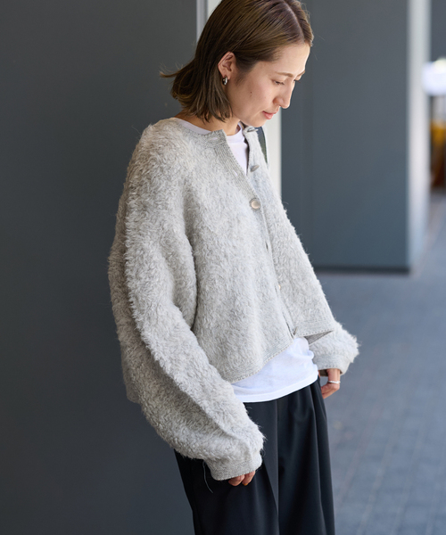 FRAMeWORK（フレームワーク）の「≪追加≫シャギーニットカーディガン