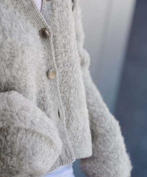 FRAMeWORK（フレームワーク）の「≪追加≫シャギーニットカーディガン