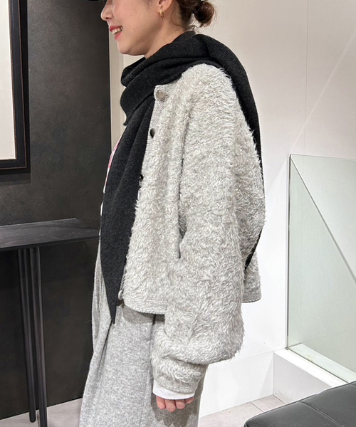 FRAMeWORK（フレームワーク）の「≪追加≫シャギーニットカーディガン