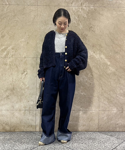 FRAMeWORK（フレームワーク）の「≪追加≫シャギーニットカーディガン