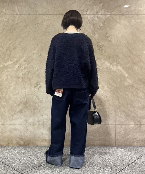 FRAMeWORK（フレームワーク）の「≪追加≫シャギーニットカーディガン（カーディガン/ボレロ・レディース・ネイビー/グレー・FREE）」の13枚目の写真