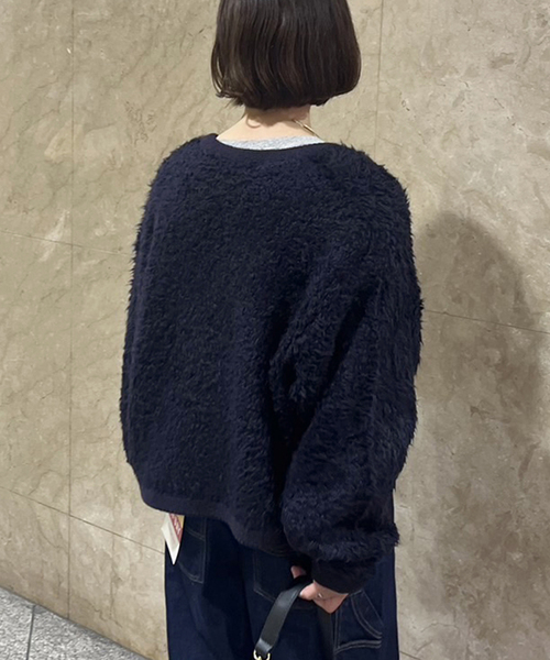 FRAMeWORK（フレームワーク）の「≪追加≫シャギーニットカーディガン