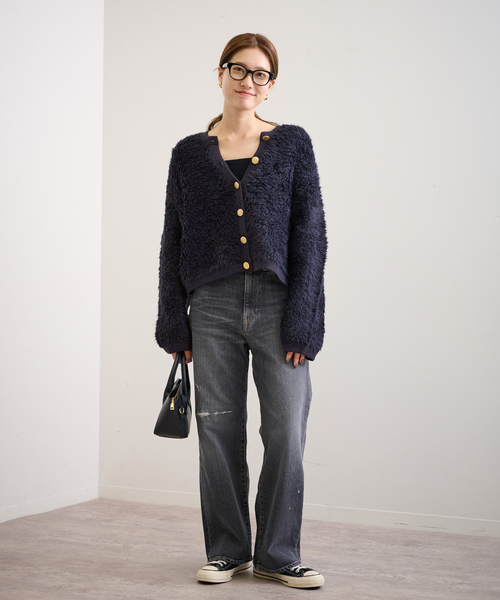 ★専用【FRAMeWORK】シャギーニットカーディガン FRAMeWORK（フレームワーク）の「シャギーニットカーディガン