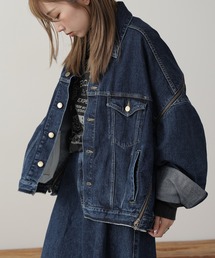 【FINE BOYS 12月号 THE JET BOY BANGERZ 宇原 雄飛様着用】FACETASM/ファセッタズム ZIPPER DENIM JACKET デニムジャケット