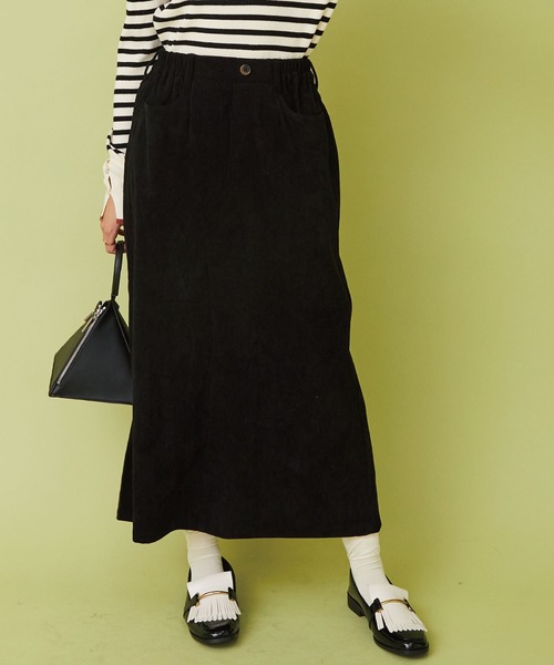 【セール】【先行予約】【FONT LAB】マシュマロコーデュロイフレアスカート（スカート）｜JETSET SOLO PLUS （ジェットセットソロプラス）