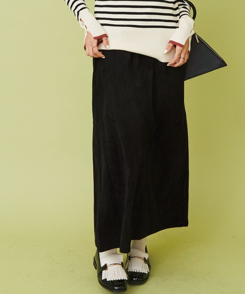 【セール】【先行予約】【FONT LAB】マシュマロコーデュロイフレアスカート（スカート）｜JETSET SOLO PLUS （ジェットセットソロプラス）