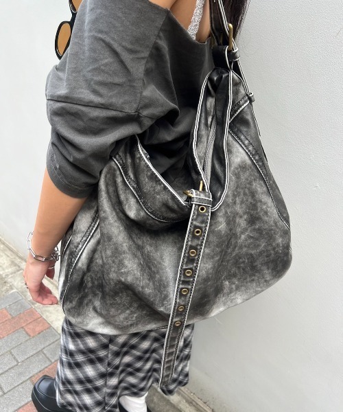 BLONDEY（ブロンディ）の「ビンテージライクショルダーバッグ（ショルダーバッグ・レディース・ブラウン/グレー/ブラック・FREE）」の8枚目の写真