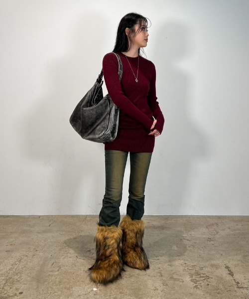 BLONDEY（ブロンディ）の「ビンテージライクショルダーバッグ（ショルダーバッグ・レディース・ブラウン/グレー/ブラック・FREE）」の12枚目の写真