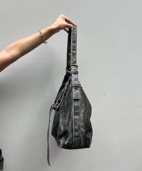 BLONDEY（ブロンディ）の「ビンテージライクショルダーバッグ（ショルダーバッグ・レディース・ブラウン/グレー/ブラック・FREE）」の5枚目の写真