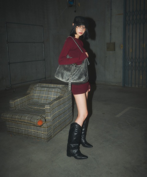 BLONDEY（ブロンディ）の「ビンテージライクショルダーバッグ（ショルダーバッグ・レディース・ブラウン/グレー/ブラック・FREE）」の18枚目の写真