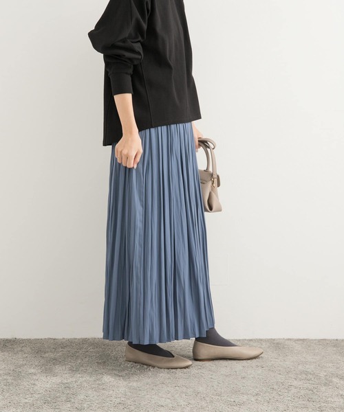 URBAN RESEARCH DOORS（アーバンリサーチドアーズ）の「ランダムプリーツスカート（スカート・レディース・ブルー系その他/ブラック/ベージュ系その他・MEDIUM）」の8枚目の写真