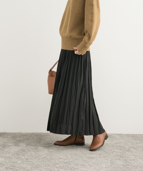 URBAN RESEARCH DOORS（アーバンリサーチドアーズ）の「ランダムプリーツスカート（スカート・レディース・ブルー系その他/ブラック/ベージュ系その他・MEDIUM）」の21枚目の写真