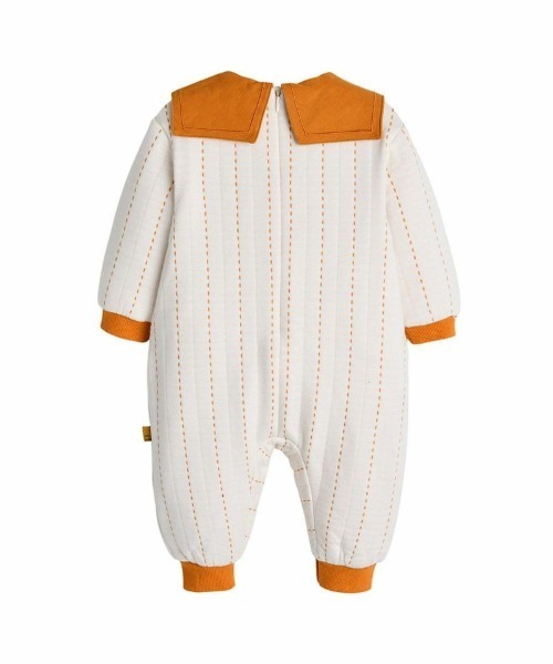 moimoln(モイモルン)の「タピオカカバーオールセット(ロンパース・キッズ・アイボリー・90cm/80cm/70cm)」の3枚目の写真